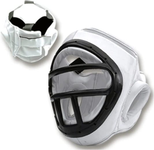 Essential Caged Headgear for Boxing MMA Muay Thai Karate Training Kids Adults