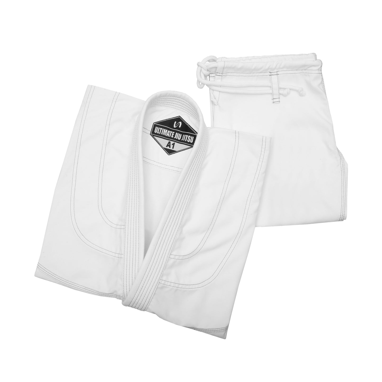UFG - Summer Ultra-Lite BJJ Kimono Gi Uniform - Very Light Weight 100% Cotton 10oz Canvas (White Belt Included) - Summer Special Edition