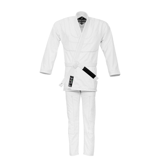 UFG - Summer Ultra-Lite BJJ Kimono Gi Uniform - Very Light Weight 100% Cotton 10oz Canvas (White Belt Included) - Summer Special Edition