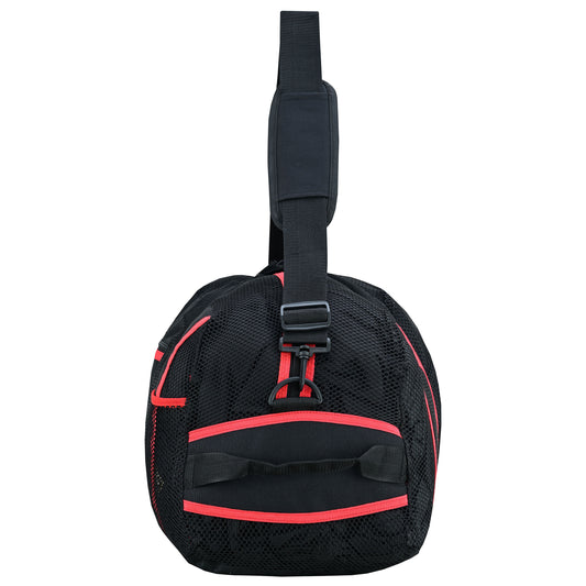 MESH BAG RED/BLACK