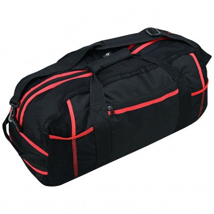 MESH BAG RED/BLACK