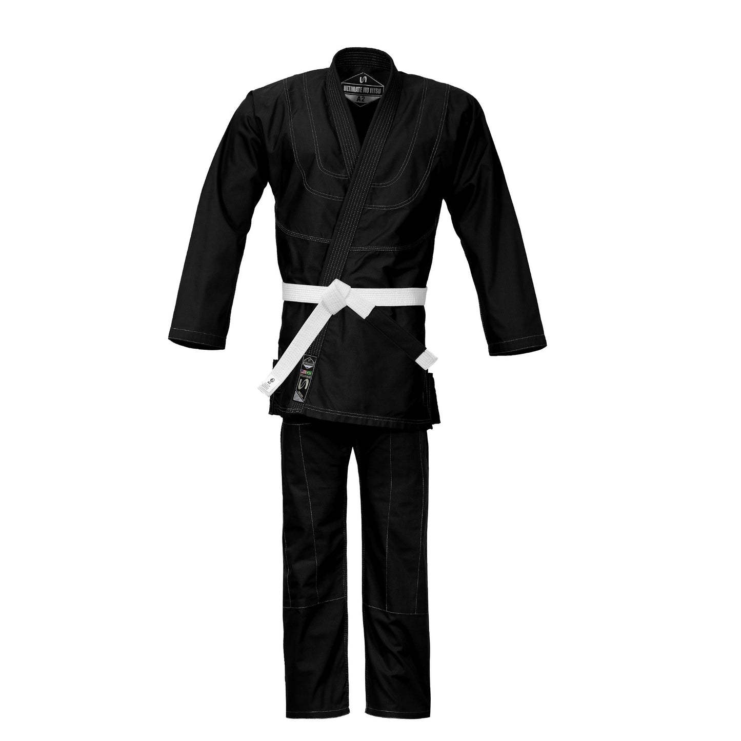UFG - Summer Ultra-Lite BJJ Kimono Gi Uniform - Very Light Weight 100% Cotton 10oz Canvas (White Belt Included) - Summer Special Edition