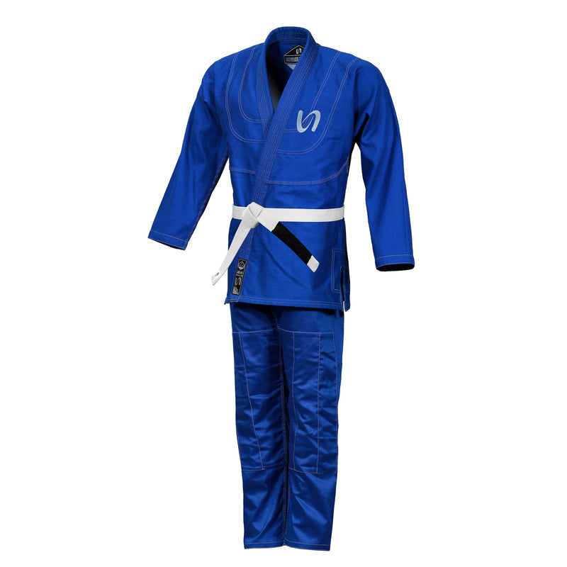 UFG - Essential Brazilian Jiu-Jitsu Kimono BJJ Gi Uniform - Unisex Kids Adults (White Belt Included)