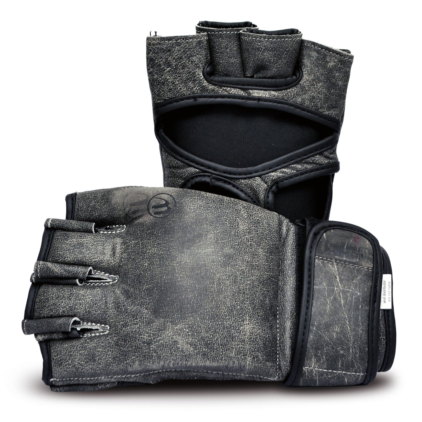 Ultimate - Antique - Gray Series MMA Gloves - Genuine Leather