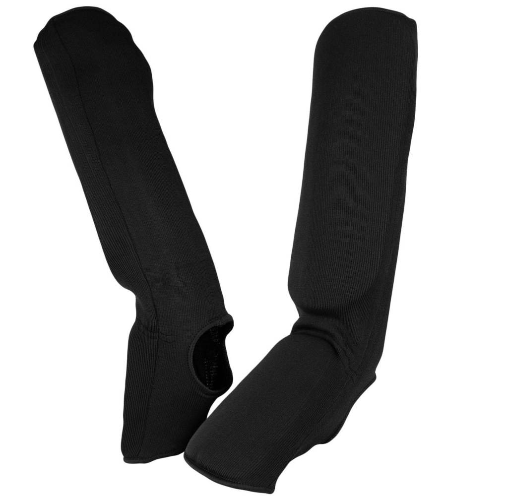Ultimate - Cloth Shin Instep Guard For Karate TKD MMA Kickboxing Combat Training