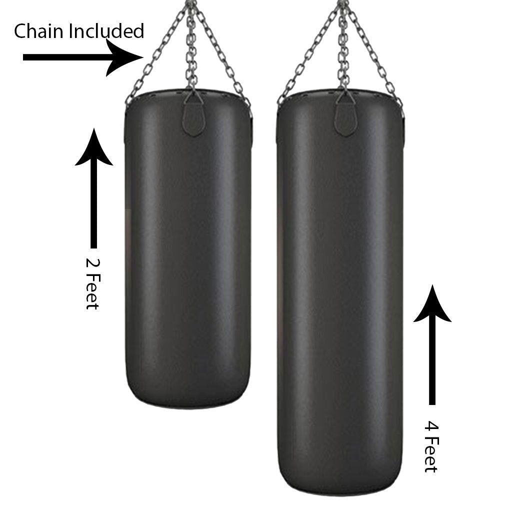 Ultimate - Punching Bag 6FT 4FT & 2FT - Hanging Chain Included - Heavy Shell Empty