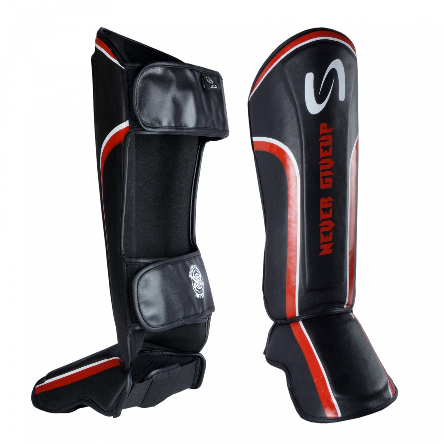 Ultimate - Never Giveup - Shin Instep Guard For Boxing MMA Muay Thai Training & Fight