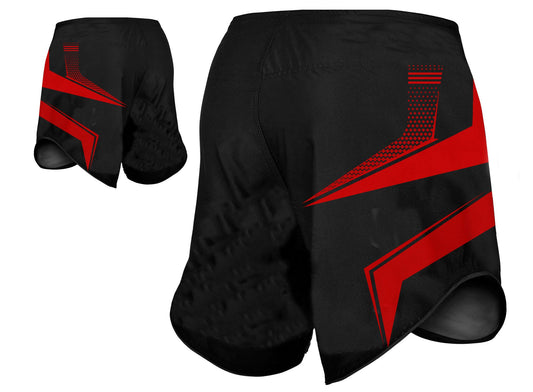 Fight Short Red / Black - Ultimate Fight Gear