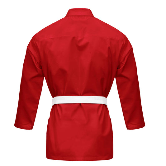 LIGHT WEIGHT KARATE GI TOP 8OZ RED