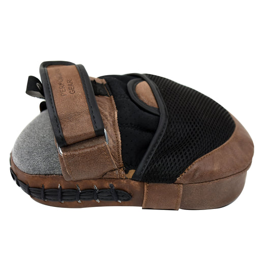 Ultimate - Windsor Series - Vintage Genuine Leather Focus Pad - Boxing MMA Muay Thai Training Targeting