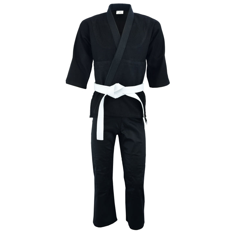 UFG - Judo Single Weave Kids Adults Unisex Karate Gi Uniform - (Belt Included)