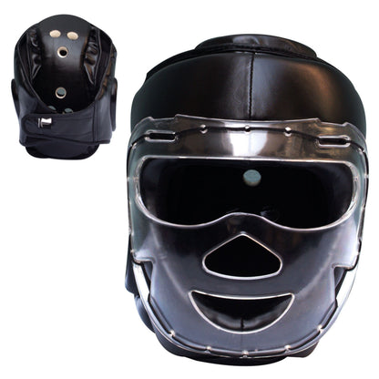 Ultimate - Head Guard With Clear Caged - MMA Boxing Muay Thai Training Fight