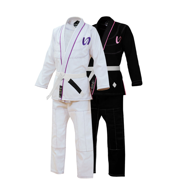 UFG - Female Essential Brazilian Jiu Jitsu Kimono BJJ Gi Uniform - Special Edition For Female - Kids Adults