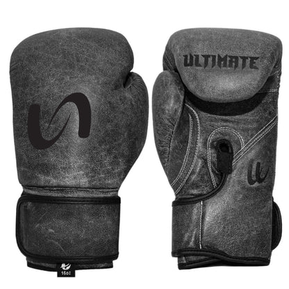 Ultimate - Antique - Gray Series Boxing Gloves - Genuine Leather