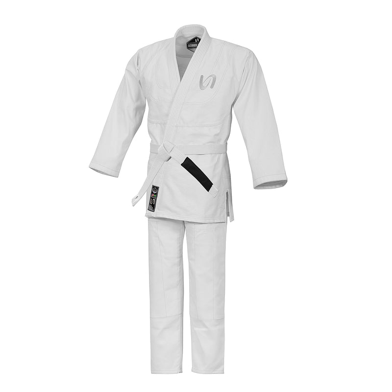 UFG - Essential Brazilian Jiu-Jitsu Kimono BJJ Gi Uniform - Unisex Kids Adults (White Belt Included)