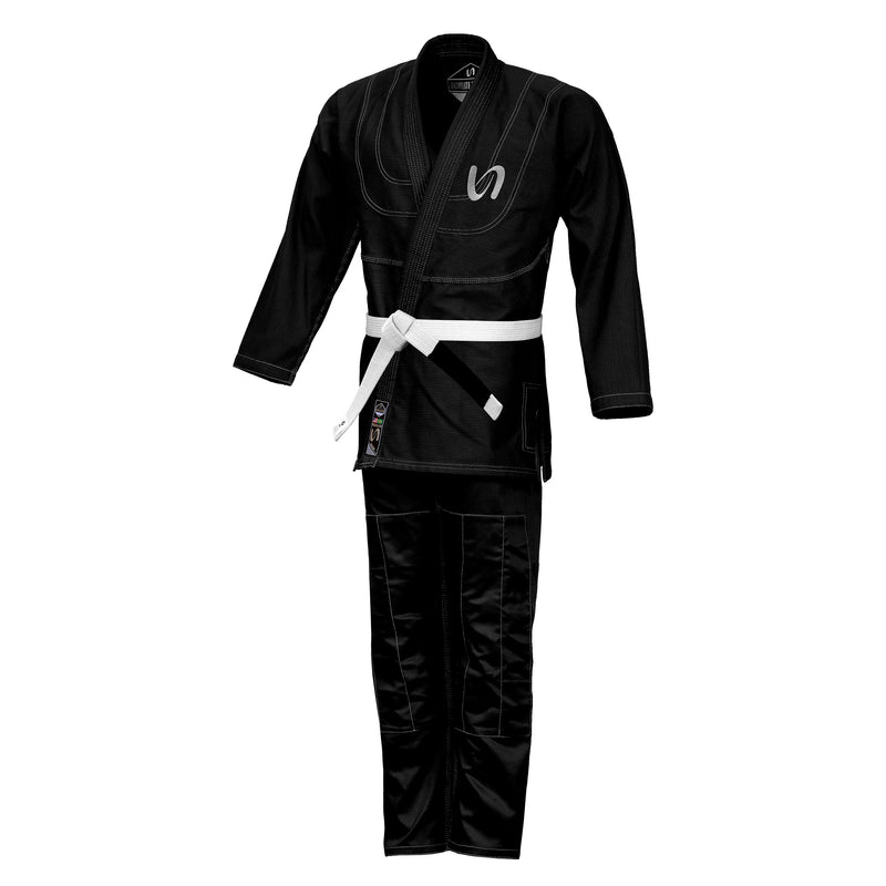 UFG - Essential Brazilian Jiu-Jitsu Kimono BJJ Gi Uniform - Unisex Kids Adults (White Belt Included)