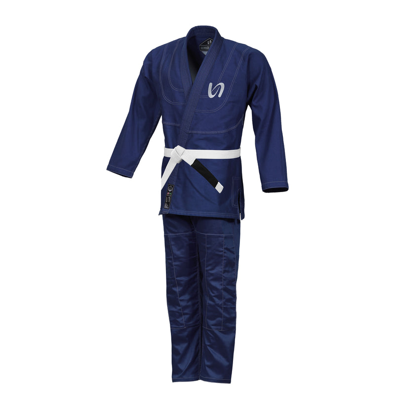 UFG - Essential Brazilian Jiu-Jitsu Kimono BJJ Gi Uniform - Unisex Kids Adults (White Belt Included)