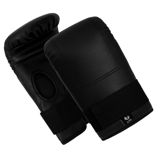 Ultimate - Classic Bag Mitt All Black Bagwork Gloves For Boxing MMA Muay Thai Training