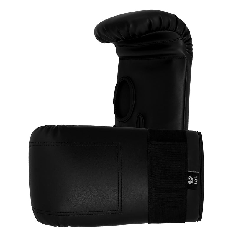 Ultimate - Classic Bag Mitt All Black Bagwork Gloves For Boxing MMA Muay Thai Training