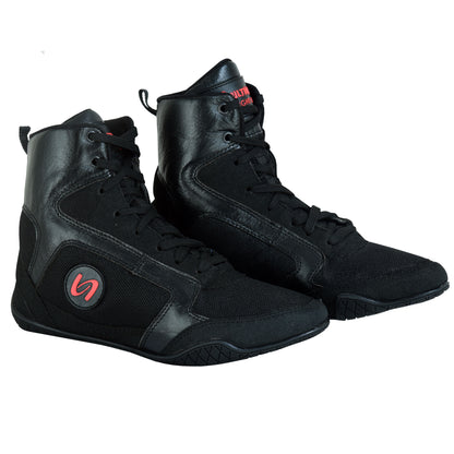 UFG-Classic Boxing Shoes All Black - Boxing MMA Training and Fight