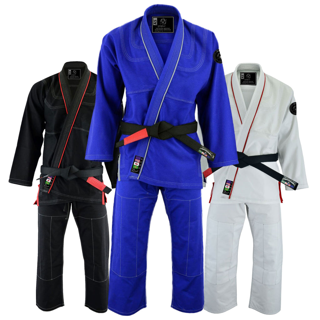 PFGSports - Essential Brazilian Jiu-Jitsu Kimono BJJ Gi Uniform - Gi Kids  Adults Unisex (White Belt