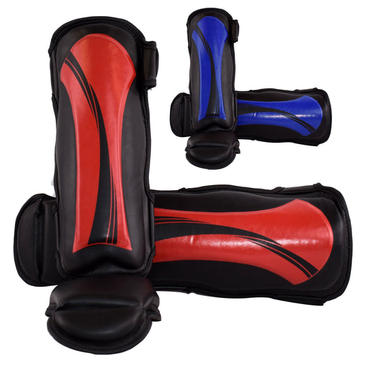 Ultimate - Kids Shin Instep Guard Protector For Boxing MMA Muay Thai Training