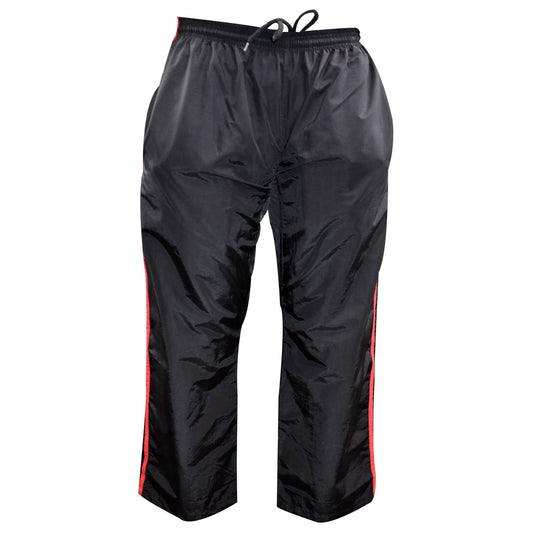 UFG - Demo Karate Pant - Black with Red Strip High Suitable For Karate Boxing MMA Muay Thai Training