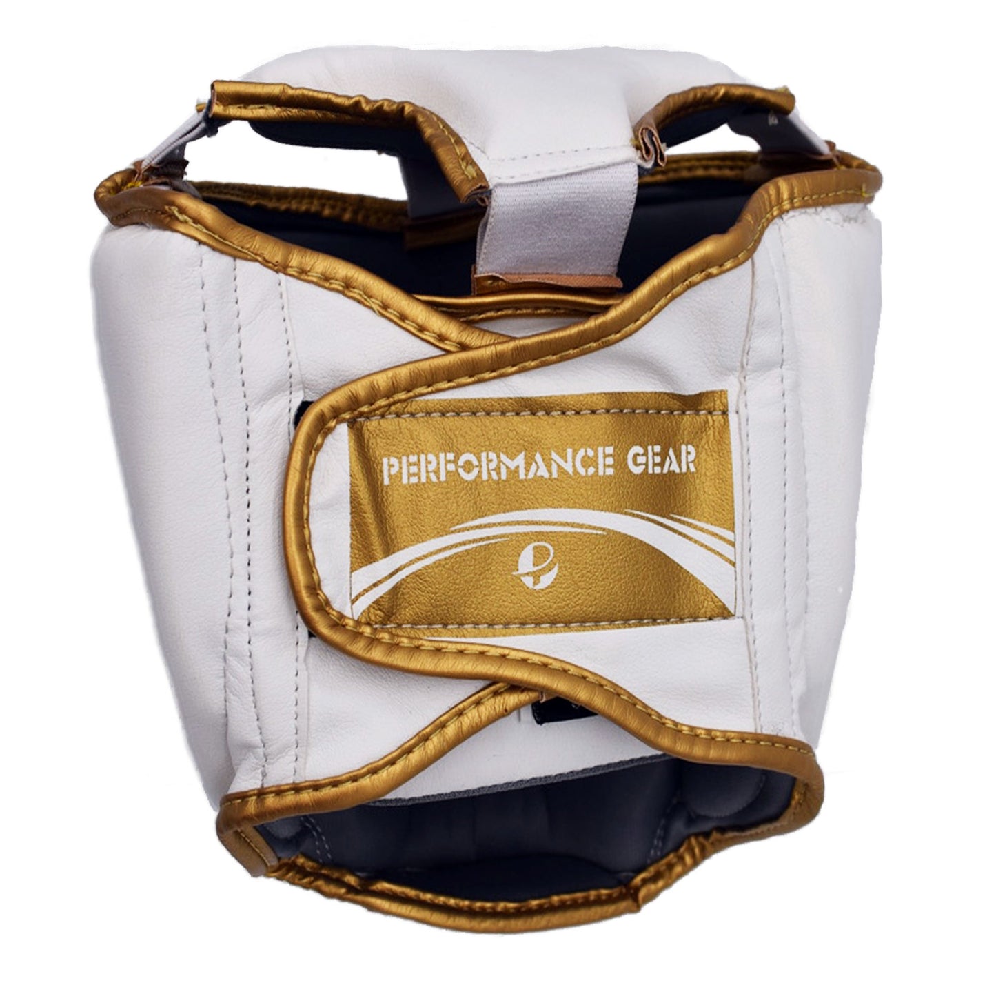 Ultimate - Elite Head Guard White Gold - Boxing MMA Muay Thai Taekwondo Training