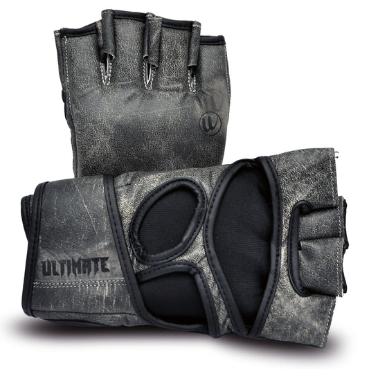 Ultimate - Antique - Gray Series MMA Gloves - Genuine Leather