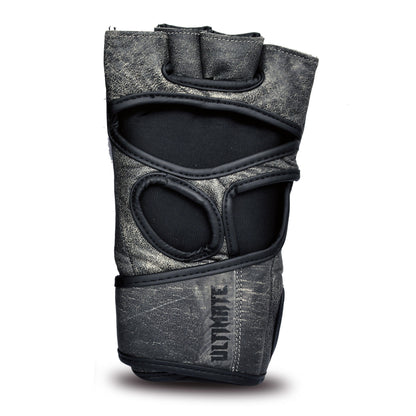 Ultimate - Antique - Gray Series MMA Gloves - Genuine Leather