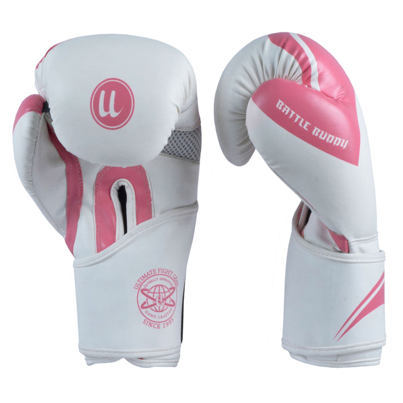 Ultimate - Women's Battle Buddy - Boxing Gloves MMA Muay Thai Bag Work Training & Fight