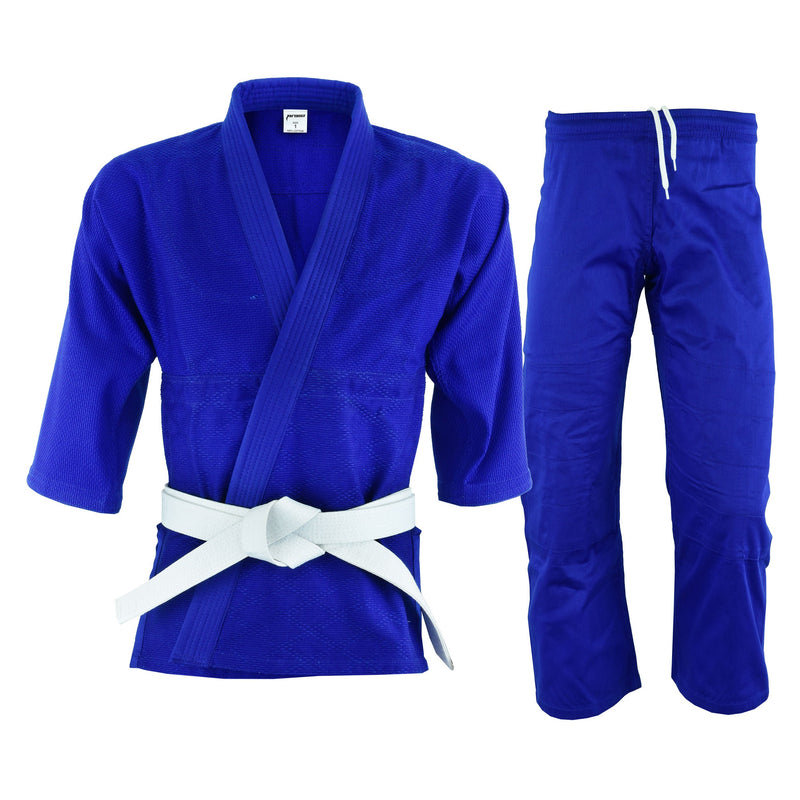 UFG - Judo Single Weave Kids Adults Unisex Karate Gi Uniform - (Belt Included)