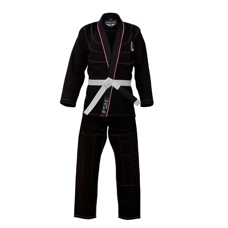 UFG - Female Essential Brazilian Jiu Jitsu Kimono BJJ Gi Uniform - Special Edition For Female - Kids Adults