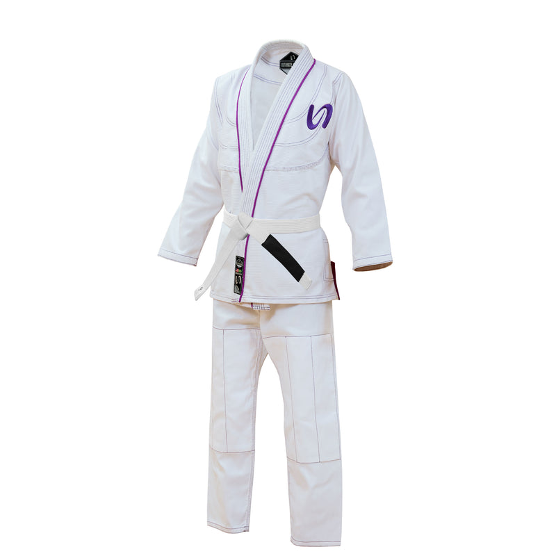 UFG - Female Essential Brazilian Jiu Jitsu Kimono BJJ Gi Uniform - Special Edition For Female - Kids Adults