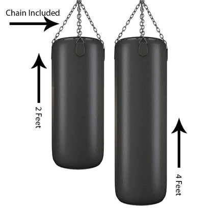 Ultimate - Punching Bag 6FT 4FT & 2FT - Hanging Chain Included - Heavy Shell  Empty