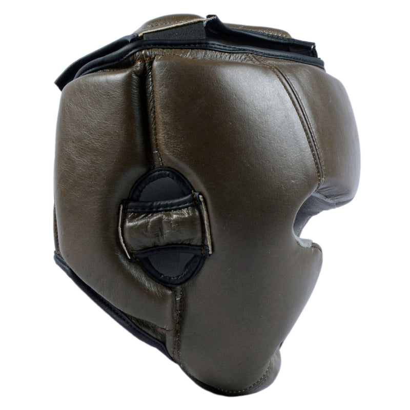 Ultimate - Windsor Series - Vintage Genuine Leather Head Guard For Boxing MMA Muay Thai