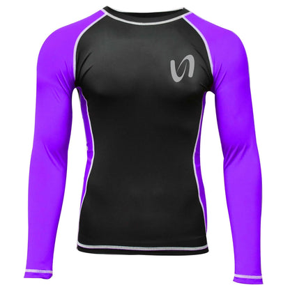 Ultimate - Long Sleeve Ranking Unisex Rashguard 4-Way Stretchable Shirt - MMA Boxing Muay Thai