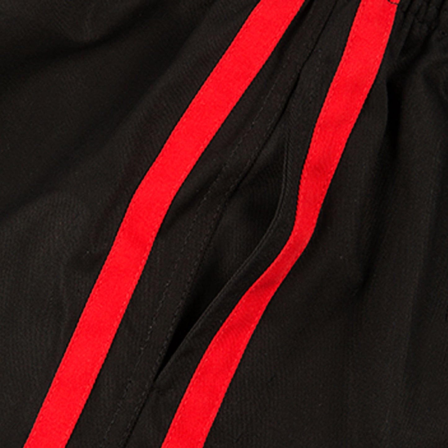 Ultimate - Summer - Demo Short Black With Red Stripe
