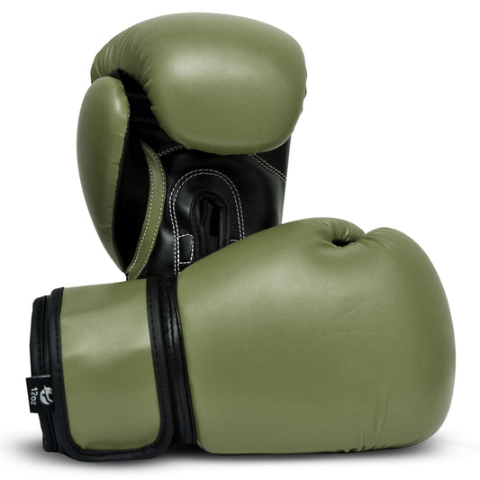 ESSENTIAL BOXING GLOVES SAGE GREEN / BLACK