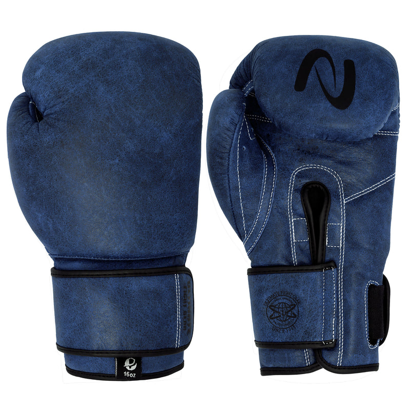 Ultimate - Antique Genuine Leather Hand Crafted - Vintage Pro Boxing Gloves For Training & Fight