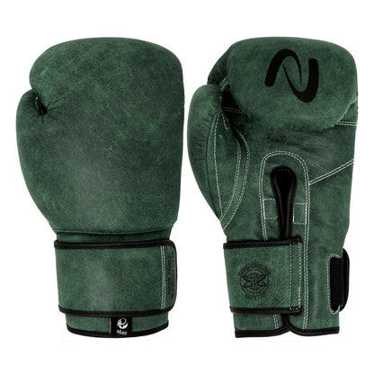 Ultimate - Antique Genuine Leather Hand Crafted - Vintage Pro Boxing Gloves For Training & Fight