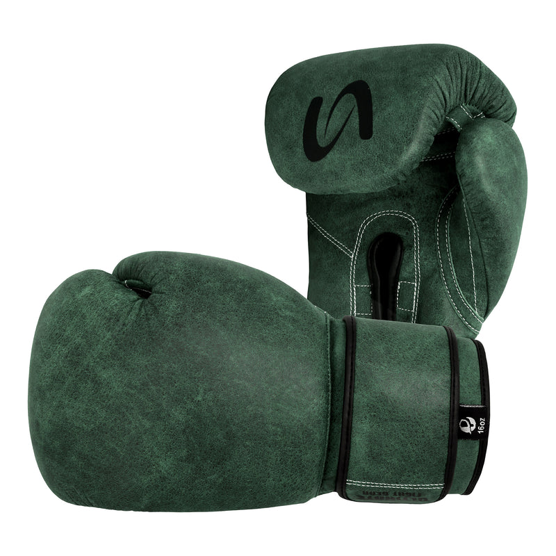 Ultimate - Antique Genuine Leather Hand Crafted - Vintage Pro Boxing Gloves For Training & Fight