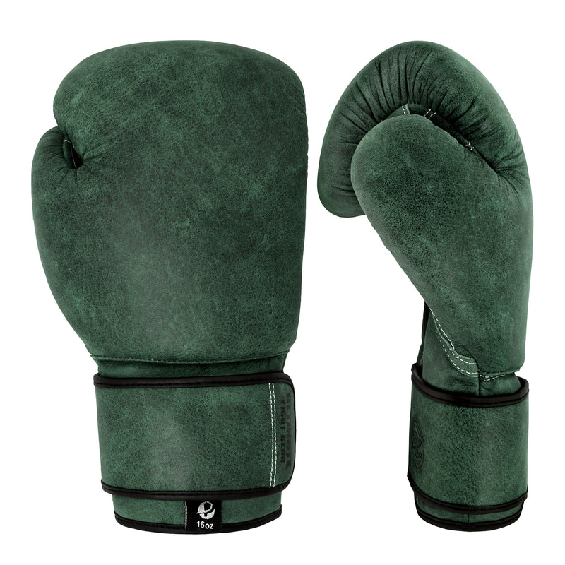 Ultimate - Antique Genuine Leather Hand Crafted - Vintage Pro Boxing Gloves For Training & Fight