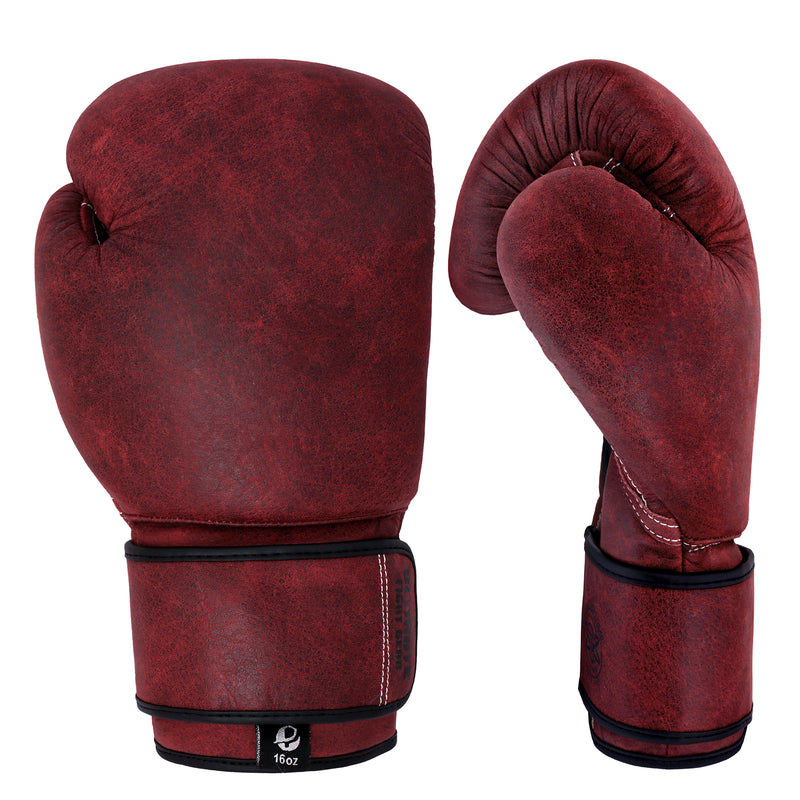 Ultimate - Antique Genuine Leather Hand Crafted - Vintage Pro Boxing Gloves For Training & Fight