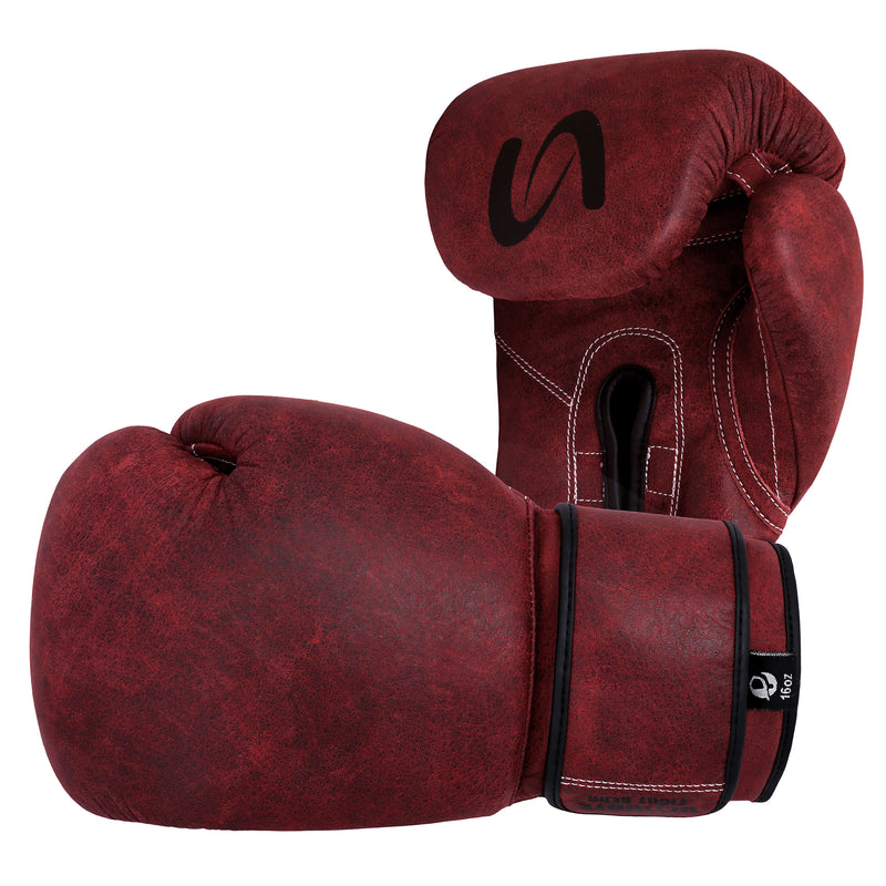 Ultimate - Antique Genuine Leather Hand Crafted - Vintage Pro Boxing Gloves For Training & Fight