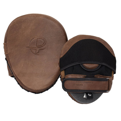 Ultimate - Windsor Series  - Vintage Genuine Leather Focus Pad - Boxing MMA Muay Thai Training Targeting