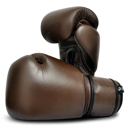 Ultimate - Windsor Series  - Vintage Genuine Leather Boxing Gloves MMA Muay Thai Training Bag Work Fight