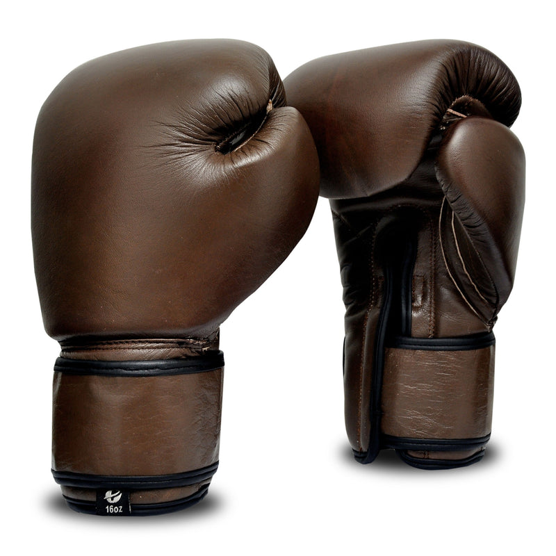 Ultimate - Windsor Series  - Vintage Genuine Leather Boxing Gloves MMA Muay Thai Training Bag Work Fight