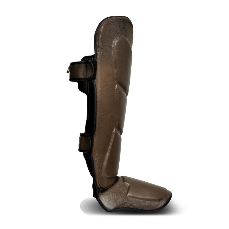 Ultimate - Windsor Series  - Vintage Genuine Leather Shin Instep - Boxing MMA Muay Thai Protection & Training